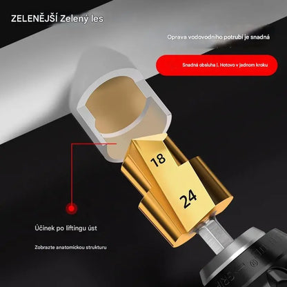 【1 sada 3 kusy】 PPR vrták na vystružování vodních trubek, 20/25/32 univerzální šestihranný vrták z vysoce pevné legované oceli-【20mm+25mm+32mm】