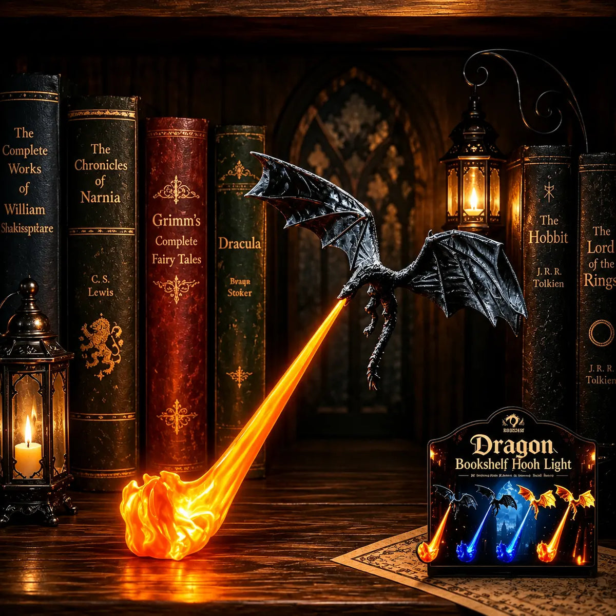 🐉🔥 Sleva 50 % po omezenou dobu! Dekorace s dračím plamenem: realistický efekt plamene, hedvábný PLA filament. Nezbytnost pro halloweenské dekorace!