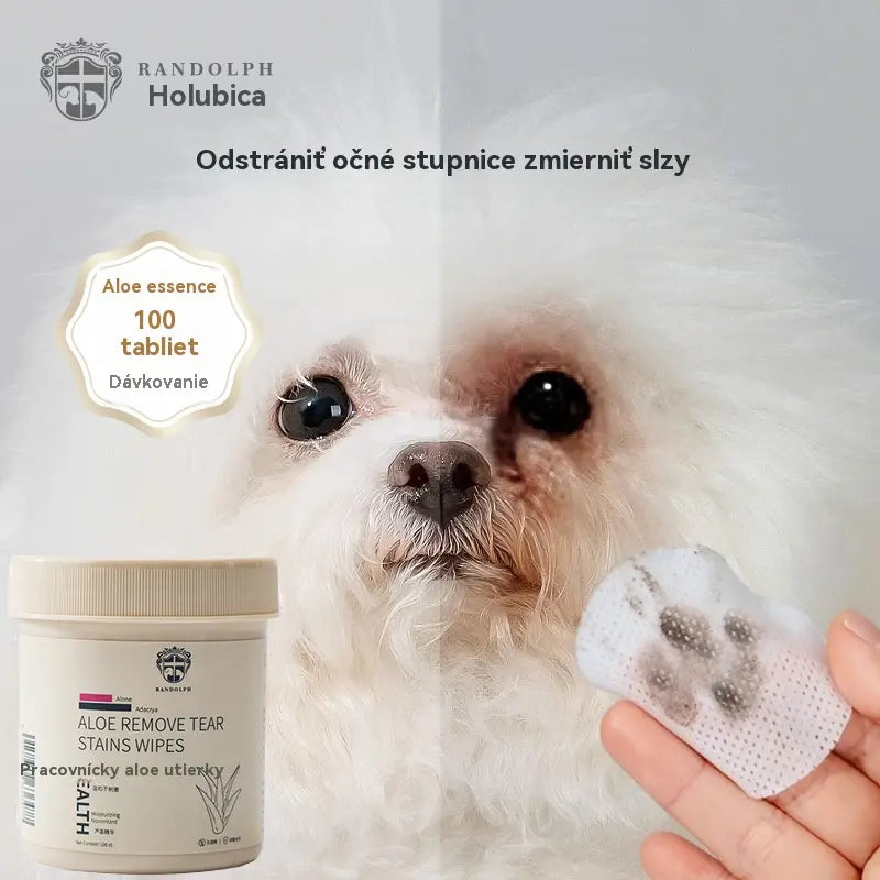 🐕🐈Čisticí ubrousky na skvrny od očí domácích mazlíčků 🔥Odstraňuje skvrny od slz🔥