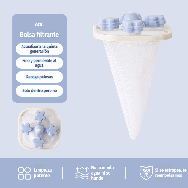 🌀6 kusů 550 Kč✨ Plovoucí filtr do pračky – Zachytává vlákna, vlasy a zvířecí chlupy při každém praní 🧺