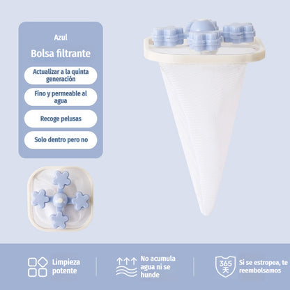 🌀6 kusů 550 Kč✨ Plovoucí filtr do pračky – Zachytává vlákna, vlasy a zvířecí chlupy při každém praní 🧺