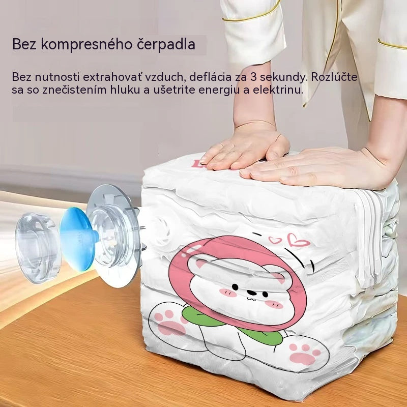 ✨🗃️ 5 kusů jen za 590 Kč 💨 Velké stlačitelné vakuové úložné sáčky: Není třeba žádné vzduchové čerpadlo, nepropustné, ideální pro úsporu místa v kufru a doma ✈️