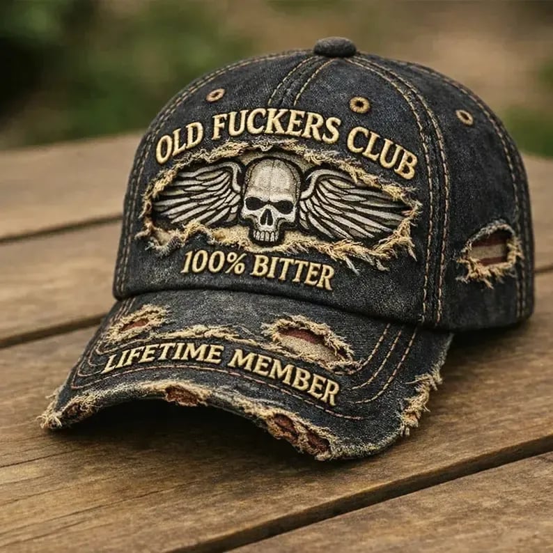 🧢Klub starých chlapů – Retro baseballová čepice