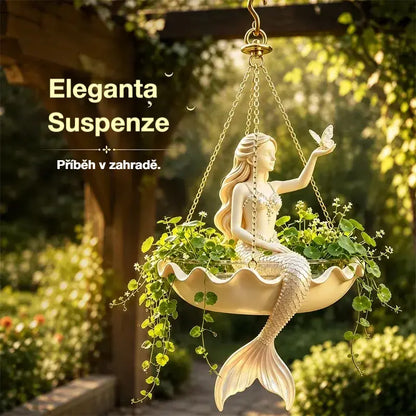 ✨ Proměňte svou zahradu v pohádku! Dekorativní závěsný květináč s uměleckým pohádkovým designem! 🌸🧚‍♀️