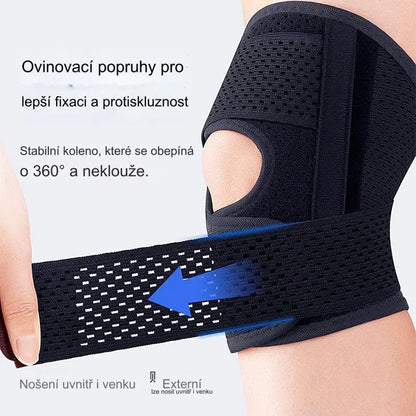 🦵M-3XL🔥【Kup 1 a získej 1 zdarma】Dvojité pružinové chrániče kolen, vhodné pro běh, cyklistiku, hraní míče a jiné sporty