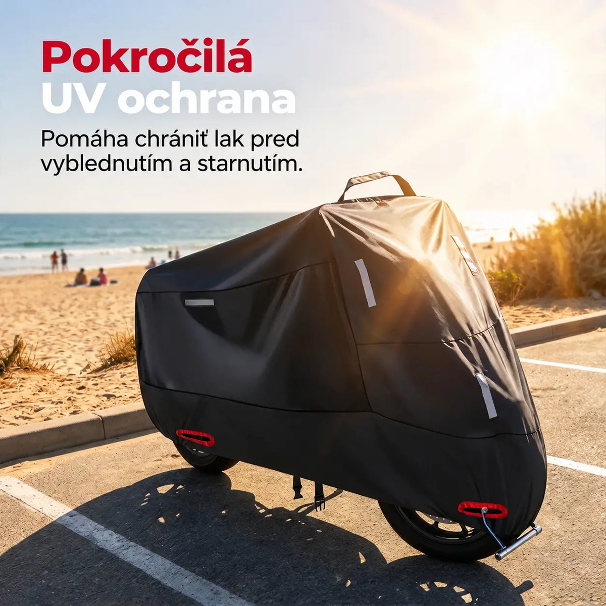 🏍️🛡️【1 kus, univerzální velikost】Kryt na motocykl – voděodolný, prachuvzdorný as UV ochranou.