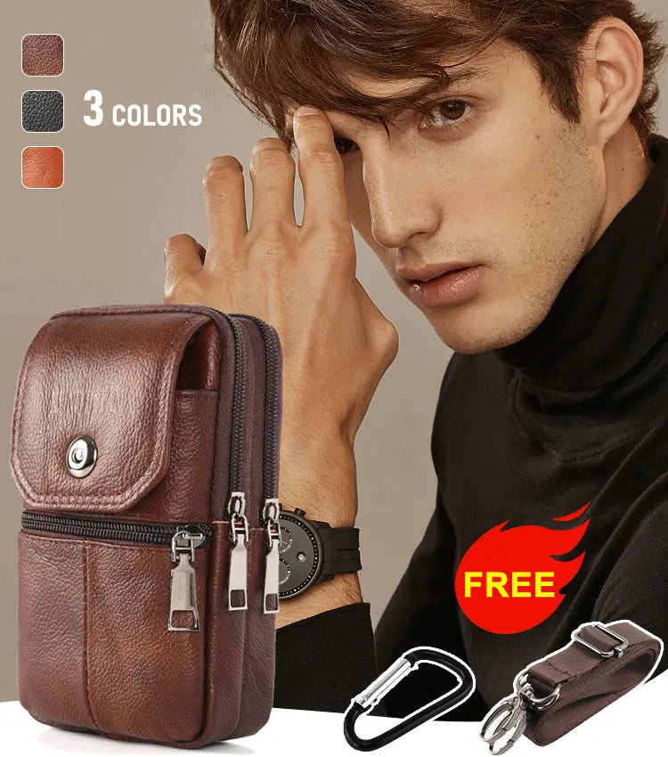 【🔥Top Sale】Kabelka nosný popruh pro muže zavěšení pasu taška
