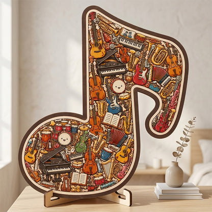 📢📢 Žhavý výprodej 🔥🎶 Dekorace ve tvaru puzzle s hudebními notami