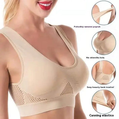 🥰sleva 50 %【Balení 3 kusů】Prodyšná a stylová podprsenka velké velikosti ❤️【40-120 kg】