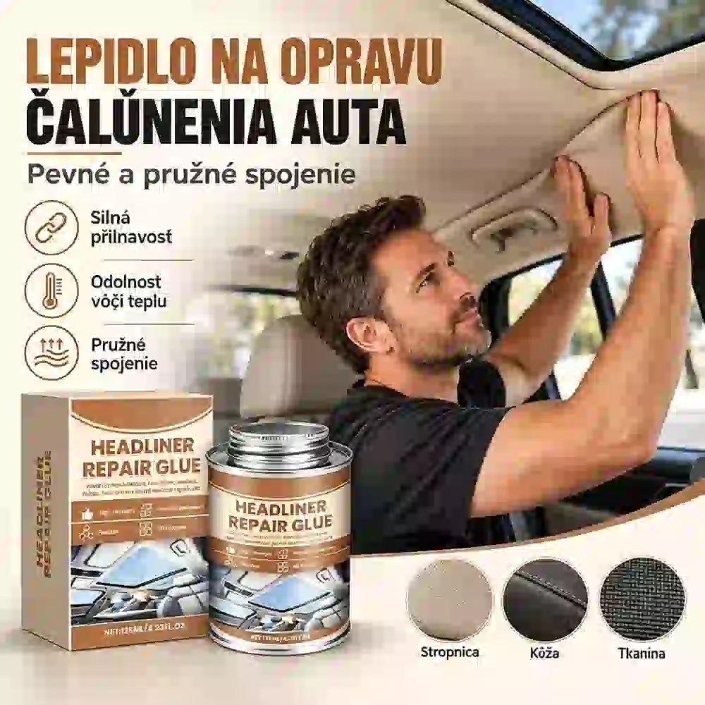 🚗Opravné lepidlo na trhliny v látkovém a koženém čalounění stropu vozu