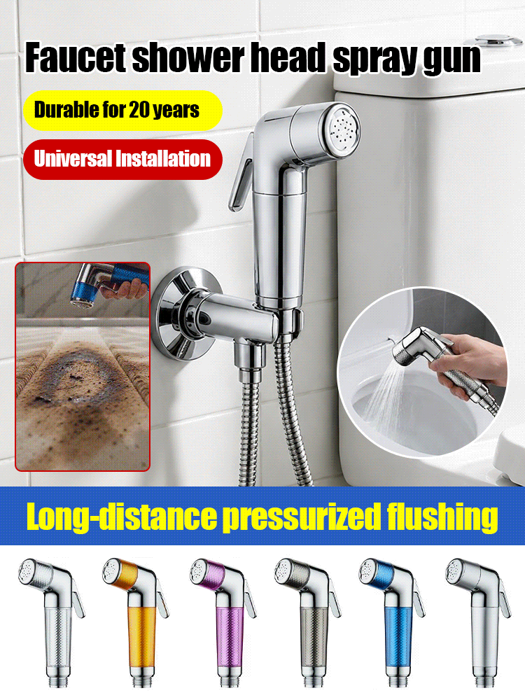 🚿 Víceúčelový univerzální vysokotlaký rozprašovač na toalety pro úklid domácnosti