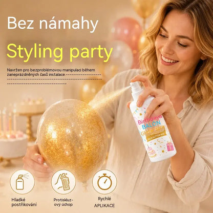 【Kupte 2, získejte 1 zdarma】⚡ Třpytivý sprej na narozeninové balónky